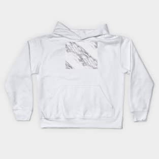 Alabaster marble Kids Hoodie